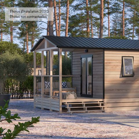 MOBILHOME 4 personnes - Loggia Premium BDL 34m² Clim TV - Celia