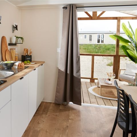 MOBILHOME 4 personnes - Loggia Premium BDL 34m² Clim TV - Celia