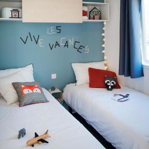 MOBILHOME 4 personnes - Family Premium 29m² BDL - Clim TV - Celia
