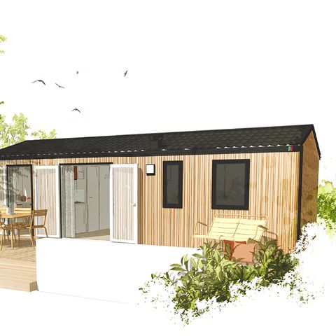 MOBILHOME 6 personnes - Espace Premium , 33m² - Clim - TV - Celia