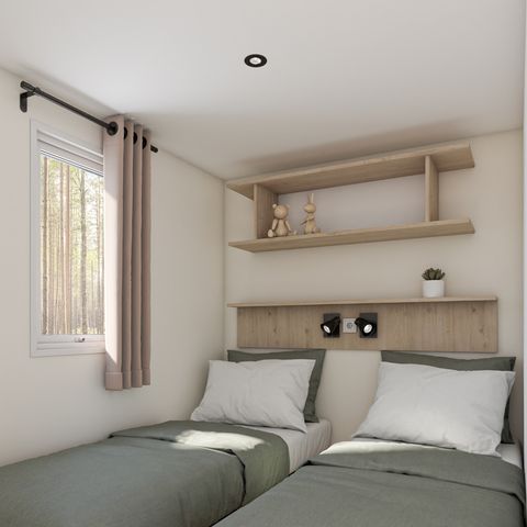 Mobilheim 6 Personen - Ciela Confort - 3 Schlafzimmer - Blick auf den See