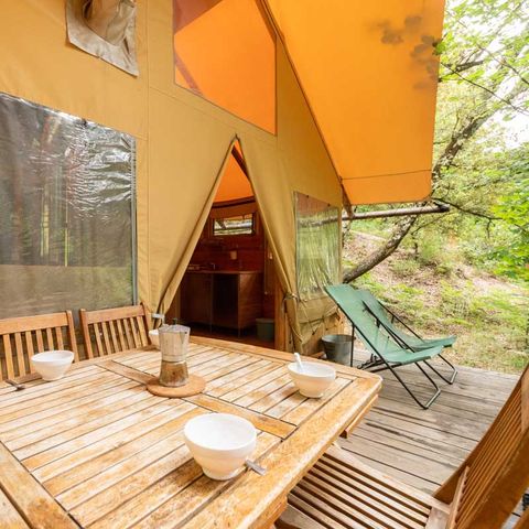 Safarizelt 5 personen - Hütte
