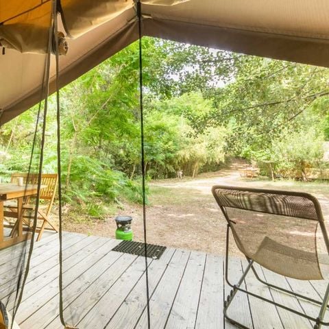 Canvas and wooden tent 5 persons - Safari