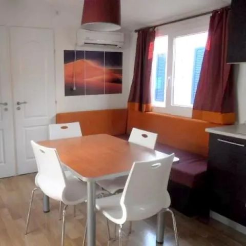 Mobilheim 8 personen - Mobil Home Aqua 3 Zimmer 6/8 Personen Halbüberdachte Terrasse
