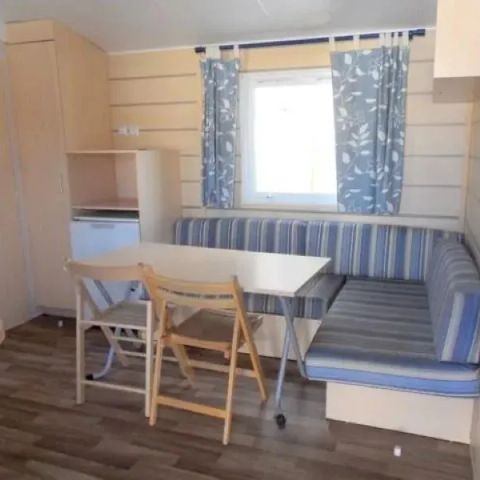 Mobilheim 6 personen - Mobil Home Aqua 2 Zimmer 4/6 Personen Halbüberdachte Terrasse