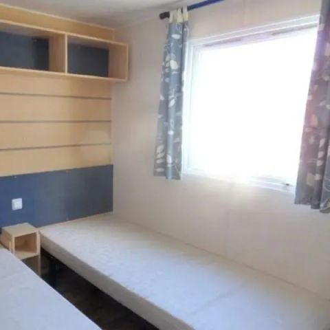 Mobilheim 6 Personen - Mobil Home Aqua 2 Zimmer 4/6 Personen Halbüberdachte Terrasse