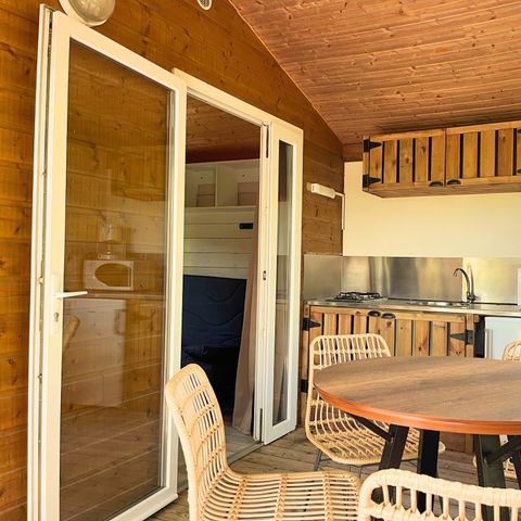 Chalet 4 persons - Eco Cabin 2/4 Pers. 10m² + 6m².