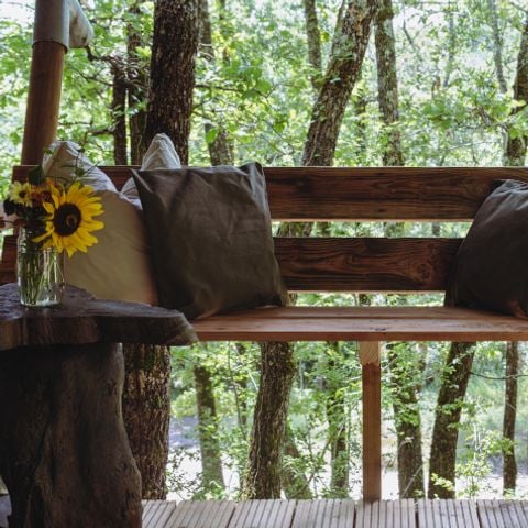 CANVAS AND WOOD TENT 4 people - Bamburi - 16 m² + 12 m² terrace