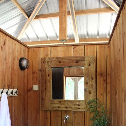 Tente en toile et en bois 4 personnes - Bamburi - 16 m² + terrasse 12 m²