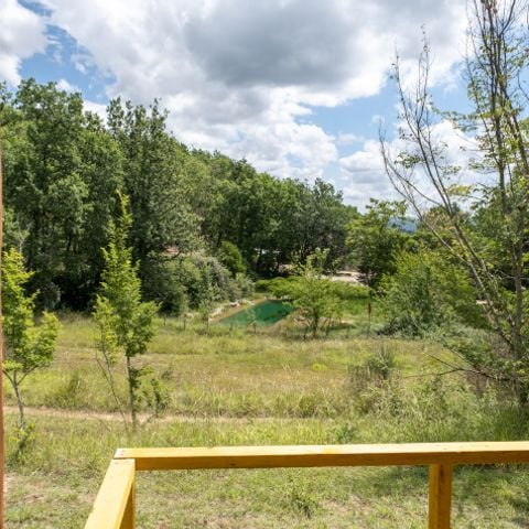 Tente en toile et en bois 6 personnes - Lodge Maasai Mara - 31 m² + 12.5 m² + terrasse 23 m²