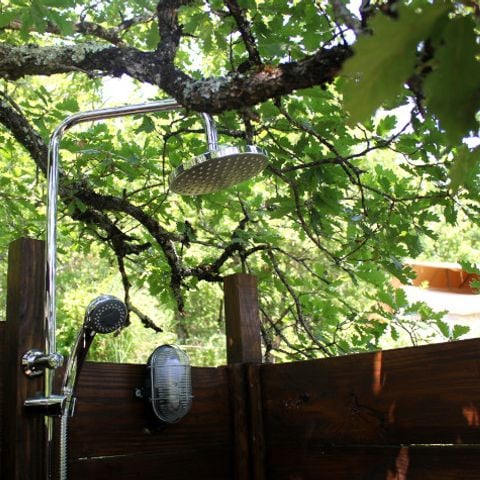 Tente en toile et en bois 5 personnes - Lodge Meru - 35 m² + terrasse 15 m²