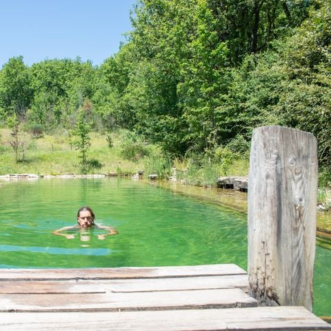 TIENDA DE LONA Y MADERA 7 personas - Tienda Lodge Monte Kenia - 35 m² + 7,5 m² + 15 m² terraza