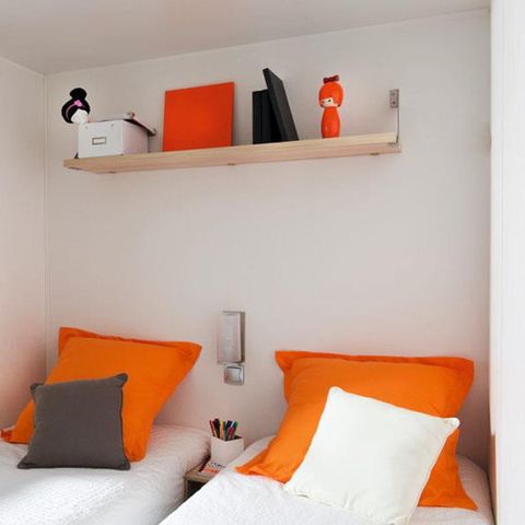 Mobile home 5 persons - Mobilhome Classique 2 bedrooms + Terrace - Bord de Rivière