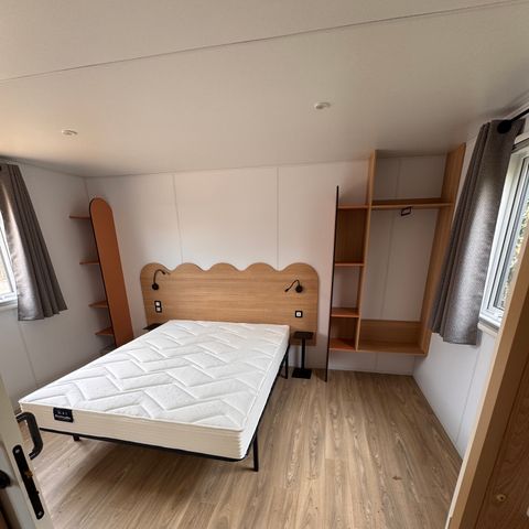Mobilheim 4 personen - NEW // Residenz LOUISIANE PMR Komfort 2 Zimmer + halbüberdachte Terrasse + TV