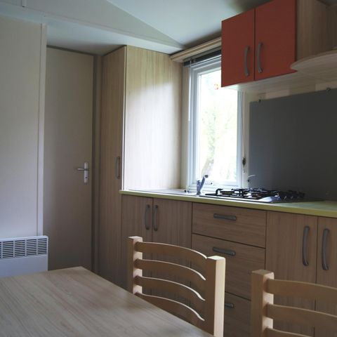 Stacaravan 5 personen - Titania (interieur 23,5 m² - 2 kamers)
