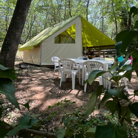 TENTE 4 personnes - lodge toilé