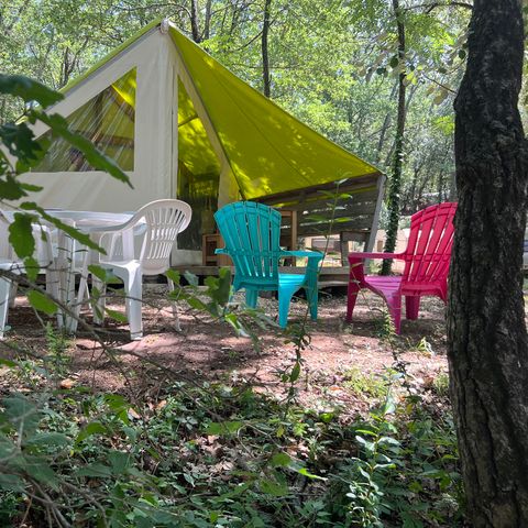 TENTE 4 personnes - lodge toilé