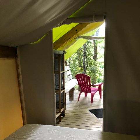 TIENDA DE CAMPAÑA 4 personas - cabaña de lona