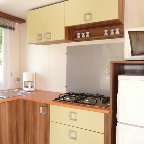 BUNGALOW 4 personnes -  PARADIS deux chambres  30 m², avec sanitaires