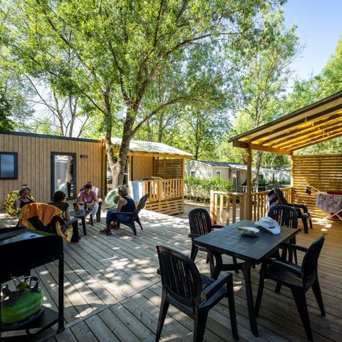 Mobilheim 8 Personen - 4 Zimmer Tribu Premium 66m² - Klimaanlage / Geschirrspüler