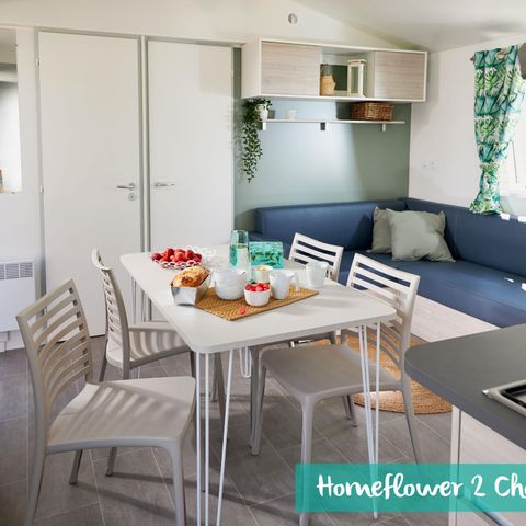 Mobilheim 8 Personen - 4 Zimmer Tribu Premium 66m² - Klimaanlage / Geschirrspüler