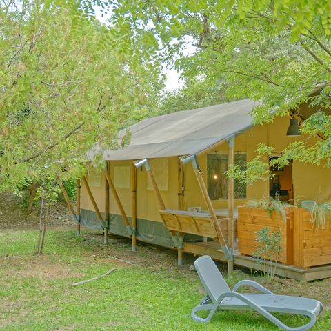 TIENDA DE LONA Y MADERA 6 personas - Tienda Safari