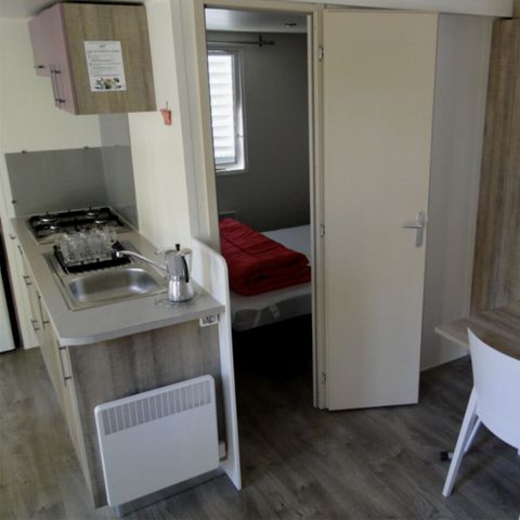 MOBILHEIM 5 Personen - Mobilheim Komfort klimatisiert 2 Zimmer