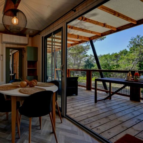 Mobilheim 4 personen - Cottage Farniente Luxe 2 Schlafzimmer Klimaanlage
