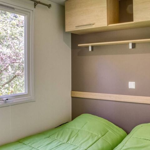 Mobile home 6 persons - Comfort mobile-home 33m² 3 bedrooms - semi-covered terrace - air-conditioning 6 pers