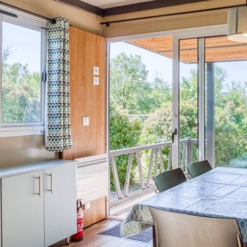Chalet 5 persons - Chalet Confort 25m² 2 bedrooms - covered terrace - air conditioning 5 people