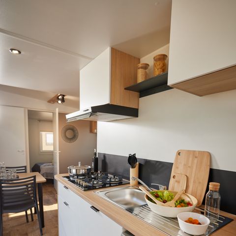 CASA MOBILE 4 persone - Premium 29 m² 2 camere da letto terrazza semicoperta + aria condizionata + LV