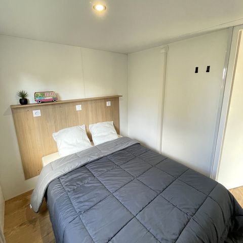 Mobile home 4 persons - Premium 29 m² 2 bedrooms semi-covered terrace + air conditioning + LV D