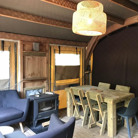 Lodge 4 persons - Lodge Château 32m² - 2 bedrooms - Spa - kitchen - shower room