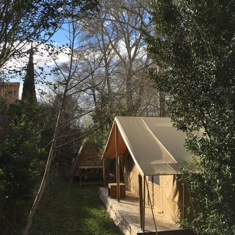 Lodge 4 persons - Lodge Ruisseau 28m² - 2 bedrooms - Spa - kitchen - shower room