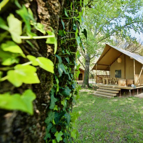 Lodge 6 persons - Lodge Prairie 30m² + 15m² mezzanine - 2 bedrooms - spa-kitchen - shower room