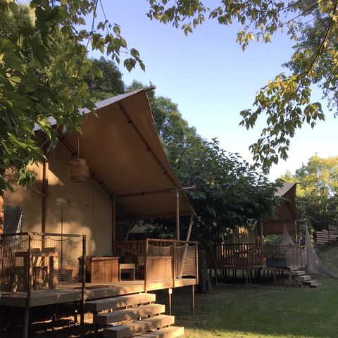 ALBERGUE 4 personas - Lodge Essentiel 30m² + 15m² entresuelo - 2 habitaciones - cocina - cuarto de ducha