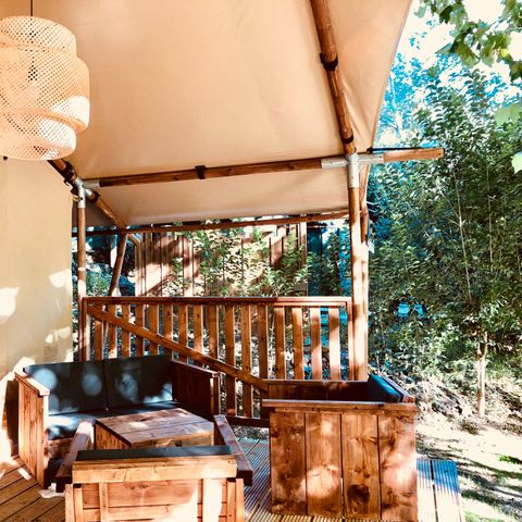 Lodge 4 persons - Lodge Essentiel 30m² + 15m² mezzanine - 2 bedrooms - kitchen - shower room