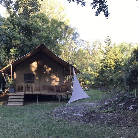 Lodge 4 persons - Natural Lodge 30m² + 15m² mezzanine - 2 bedrooms - kitchen - shower room