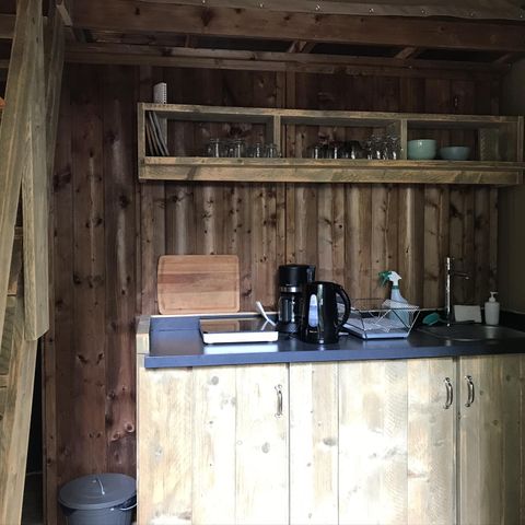 Lodge 4 persons - Natural Lodge 30m² + 15m² mezzanine - 2 bedrooms - kitchen - shower room