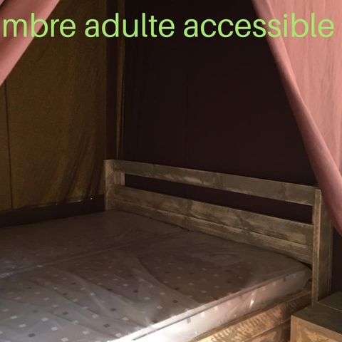 Lodge 3 persons - Lodge Central 24m² - 1 bedroom - kitchenette - shower room - Single-storey accommodation with PRM access