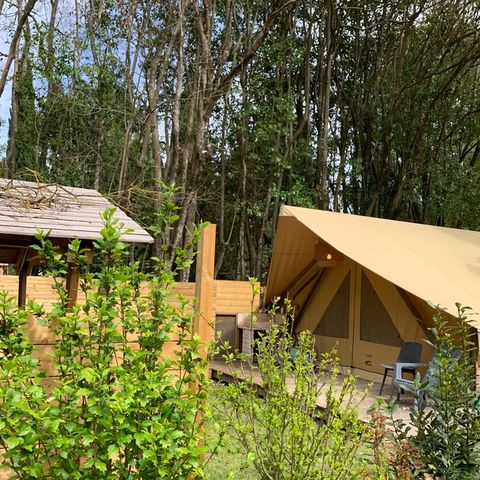 Lodge 3 persons - Lodge Central 24m² - 1 bedroom - kitchenette - shower room - Single-storey accommodation with PRM access