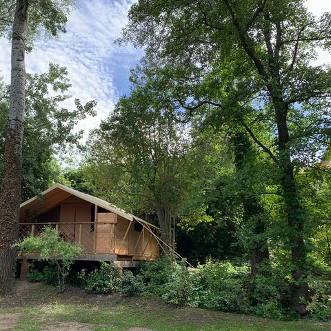 Lodge 4 persons - Lodge Clairière - 25m2 - 2 bedrooms - kitchen - spa - no sanitary facilities