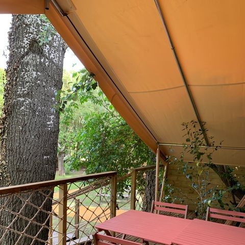 Lodge 4 persons - Lodge Clairière - 25m2 - 2 bedrooms - kitchen - spa - no sanitary facilities
