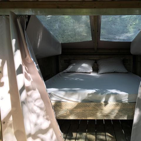 Chalet 2 persons - Star cabin - with WC and washbasin - micro kitchen without water - without shower