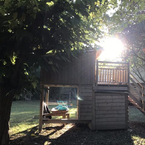 Chalet 2 persons - Star cabin - with WC and washbasin - micro kitchen without water - without shower
