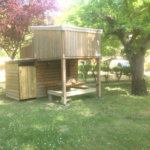 Chalet 2 persons - Star cabin - with WC and washbasin - micro kitchen without water - without shower