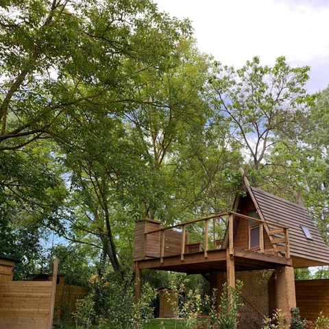 Chalet 2 persons - Cabane perchée Noyer - without shower - with wc and kitchenette