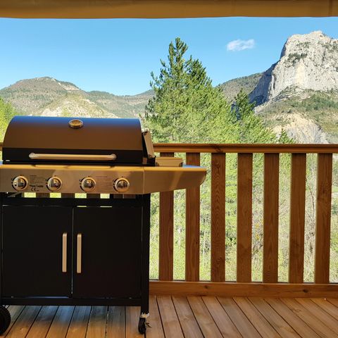 Mobilheim 6 Personen - Prestige+ Raum Komfort Jacuzzi - Klimaanlage TV