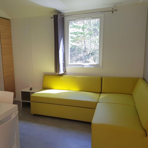 Stacaravan 6 personen - Espace Prestige+ Comfort Jacuzzi - Airconditioning TV