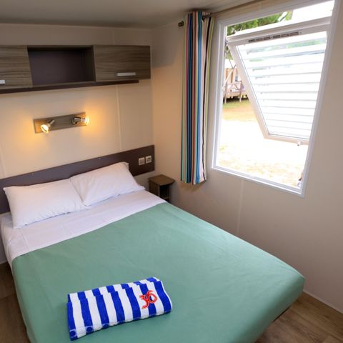 Mobilheim 4 Personen - Loggia Komfort - Klimaanlage - TV mit Gartenblick